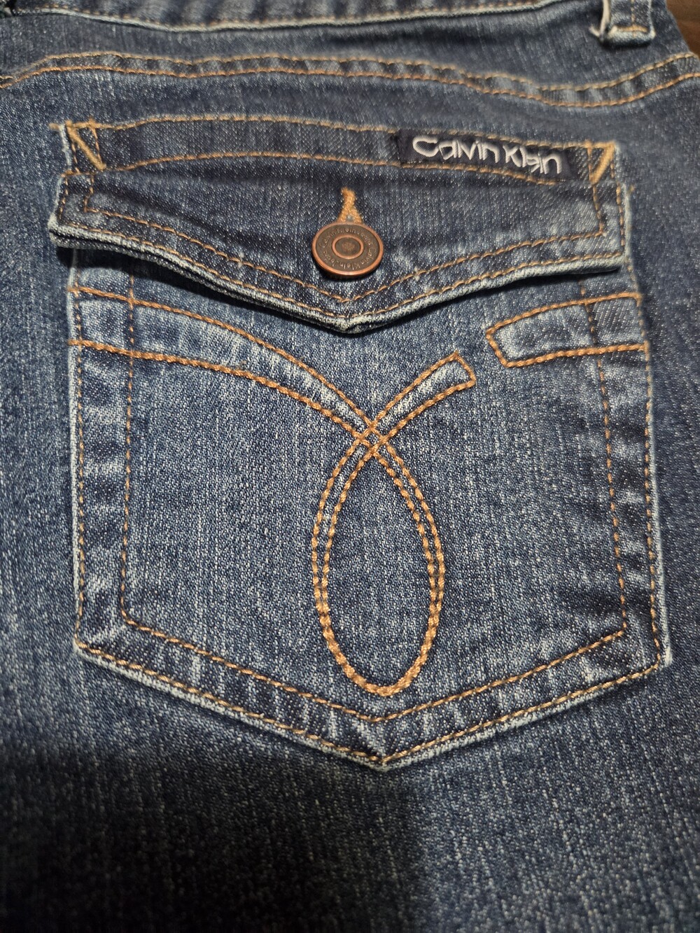 Calvin Klein Ladies Lean Bootcut Jeans Sz 12